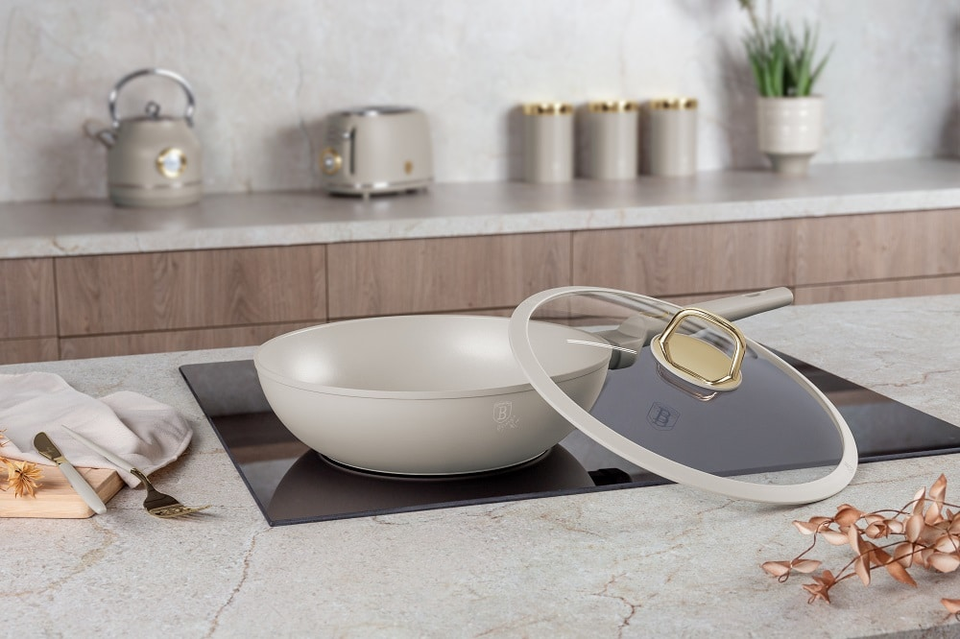 Wok with lid, 28 cm Berlinger Haus BH8064 Sahara