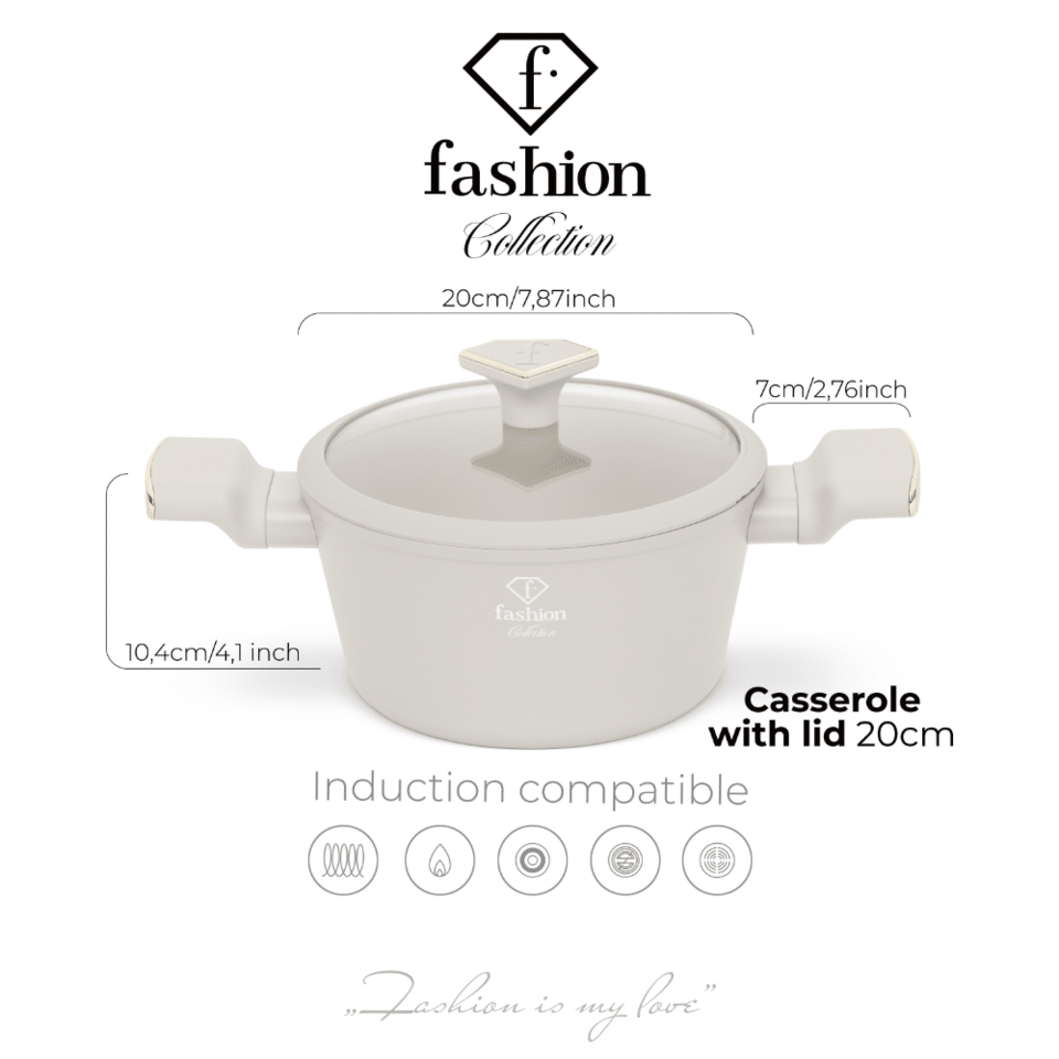 Casserole with Lid 20 cm Fashion by Berlinger Haus FTV0068