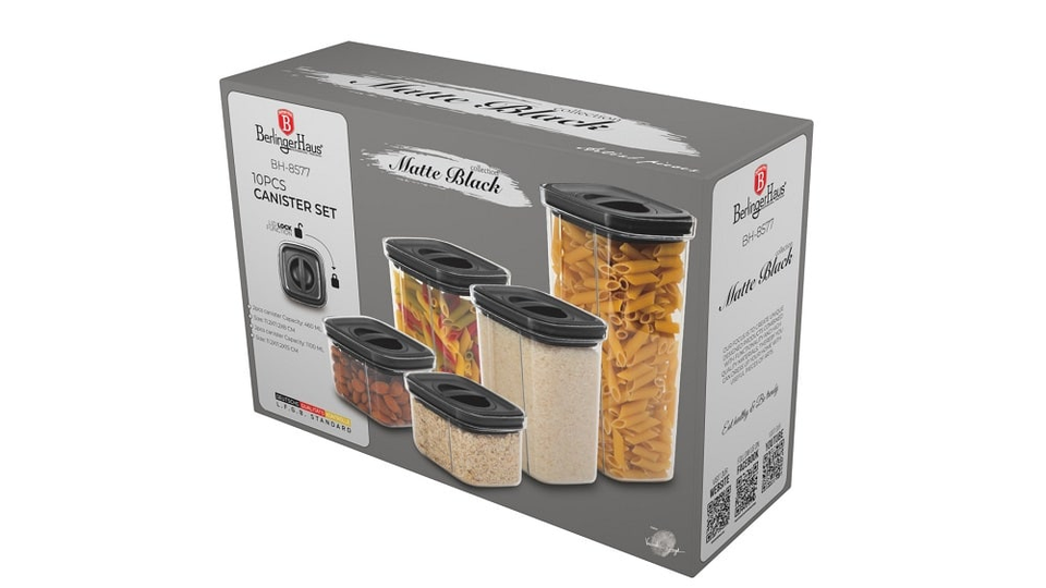 5+5 pcs canister set Berlinger Haus BH8577