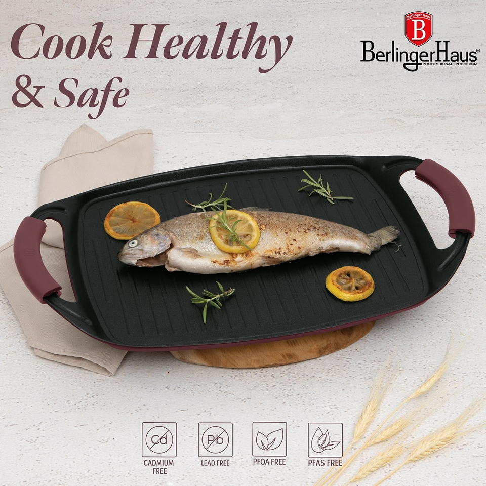 Grill plate, 47 cm Berlinger Haus BH 8047 Leonardo