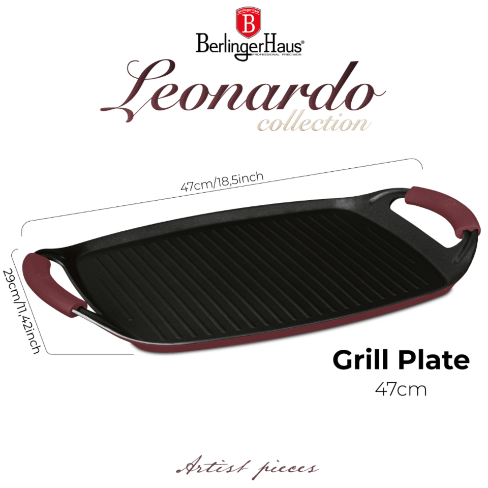Grill plate, 47 cm Berlinger Haus BH 8047 Leonardo