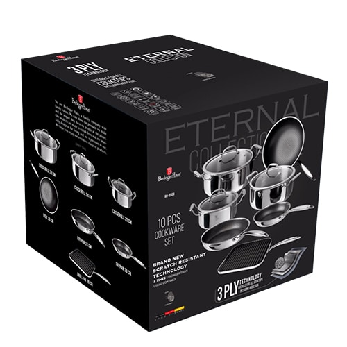10 pcs cookware set Berlinger Haus BH 8512 Eternal