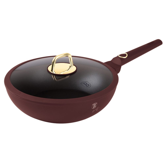 Wok with lid Berlinger Haus BH 8034 Leonardo