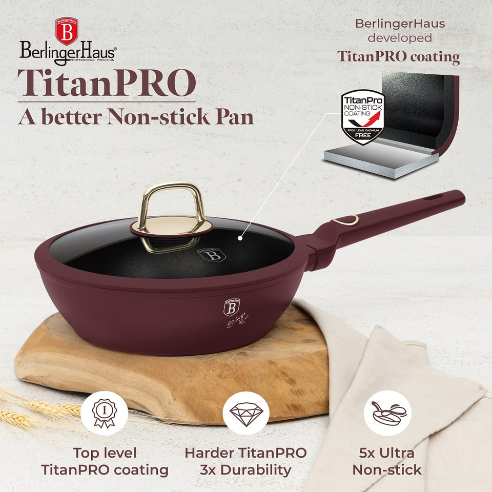 Deep Frypan with Lid