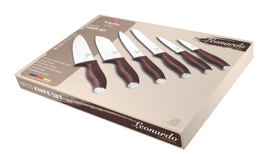 6 pcs knife set Berlinger Haus BH2951Leonardo