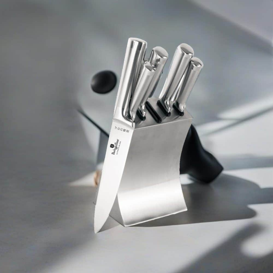 6 pcs knife set with stainless steel stand Berlinger Haus BH 2806