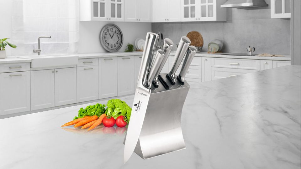 6 pcs knife set with stainless steel stand Berlinger Haus BH 2806