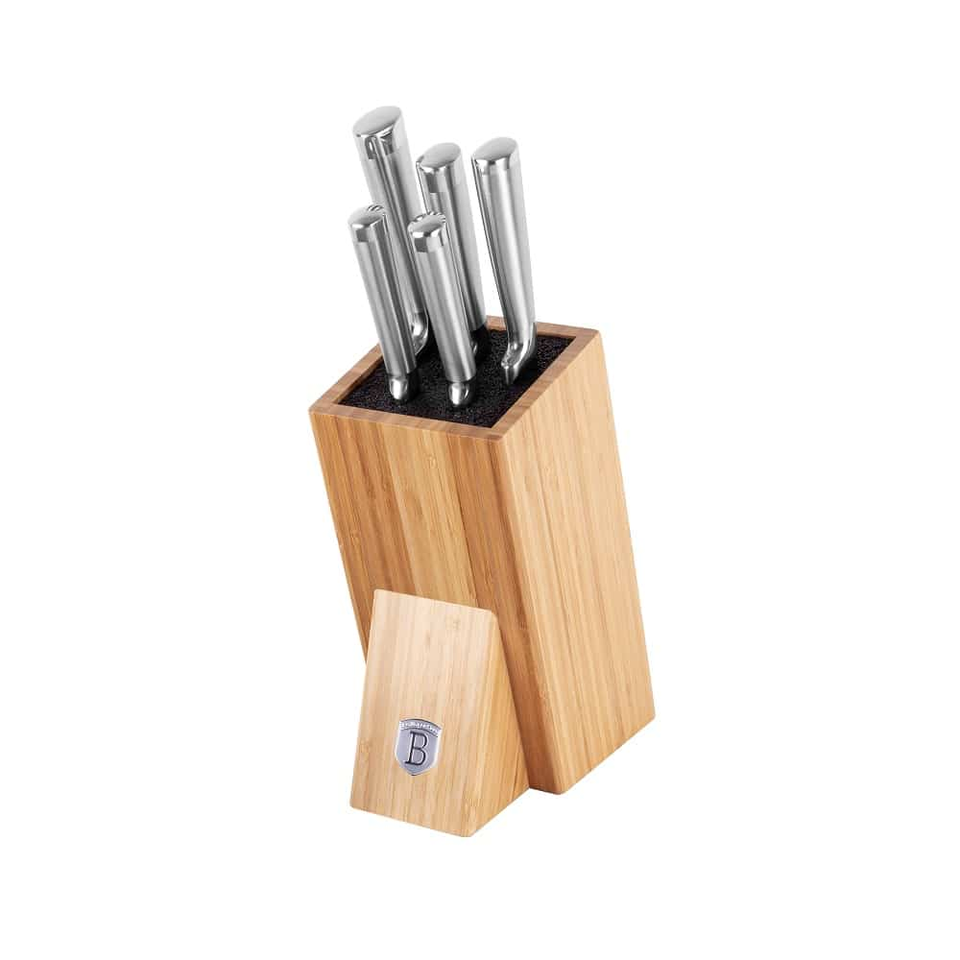6 pcs knife set with BAMBOO stand Berlinger Haus BH2805