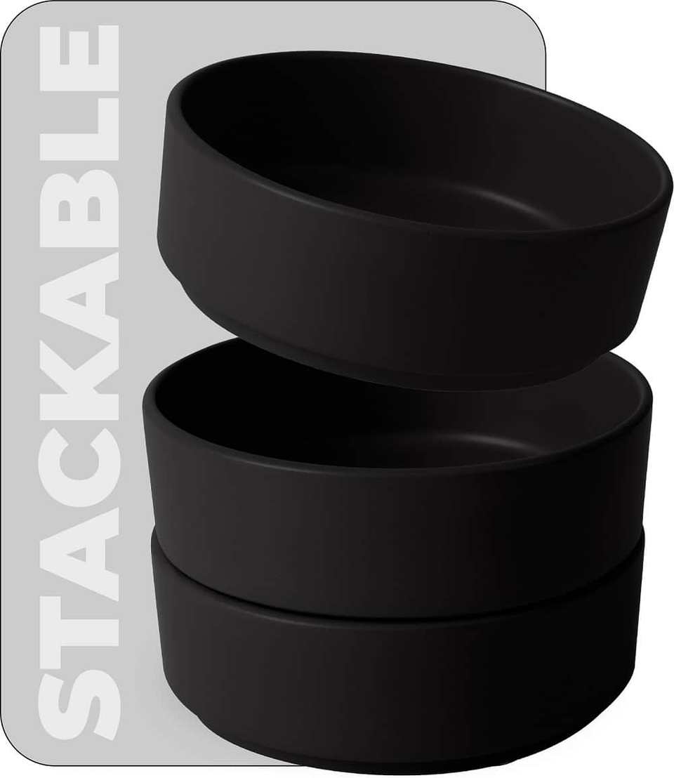 18 pcs dinnerware Berlinger Haus BH 10009 Matte Black