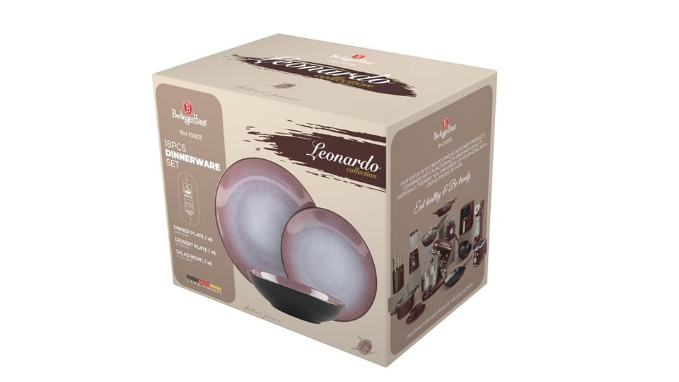 18 pcs dinnerware Berlinger Haus BH 10003 Leonardo
