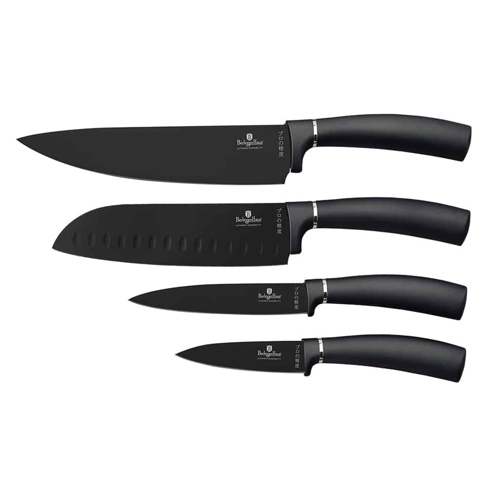 4 pcs knife set Berlinger Haus BH2888 Carbon Pro
