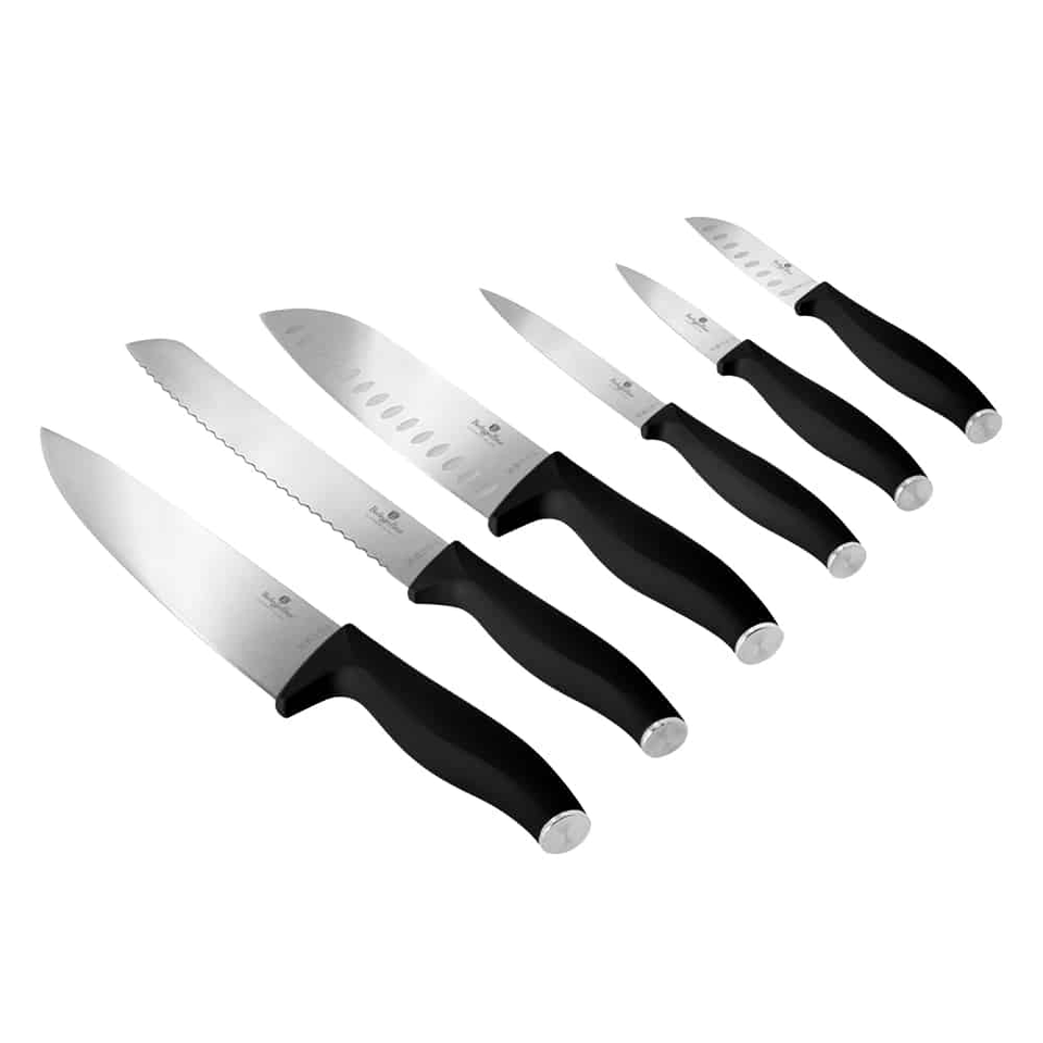 6 pcs knife set Berlinger Haus BH2950 Black