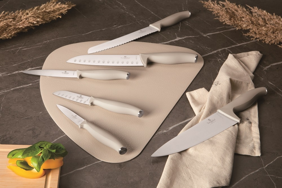 6 pcs knife set Berlinger Haus BH2952 Sahara Collection