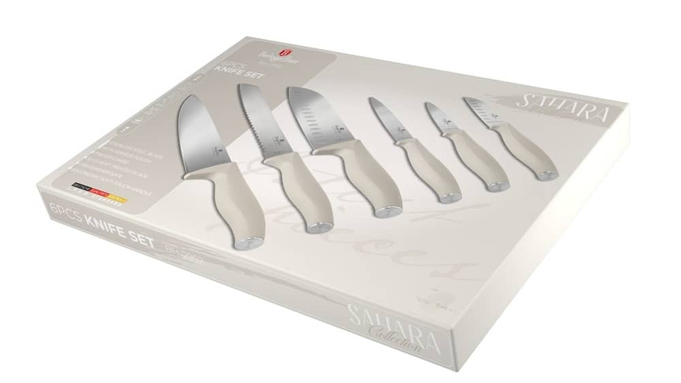 6 pcs knife set Berlinger Haus BH2952 Sahara Collection