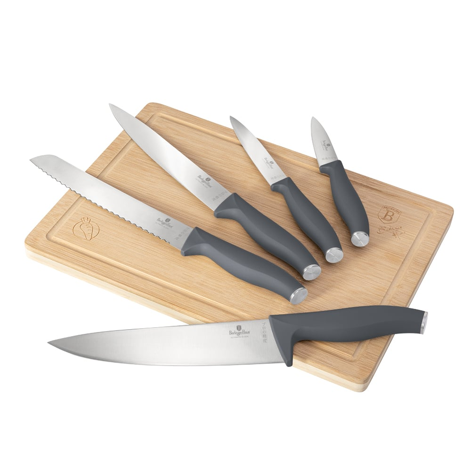Knife set with bamboo cutting board BH 2962