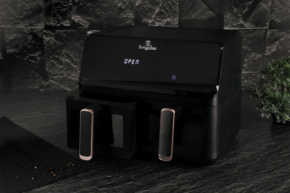 Dual basket air fryer, 4,1L+4,1L, Berlinger Haus BH9469