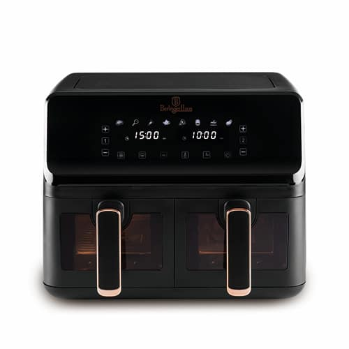 Dual basket air fryer, 4,1L+4,1L, Berlinger Haus BH9469