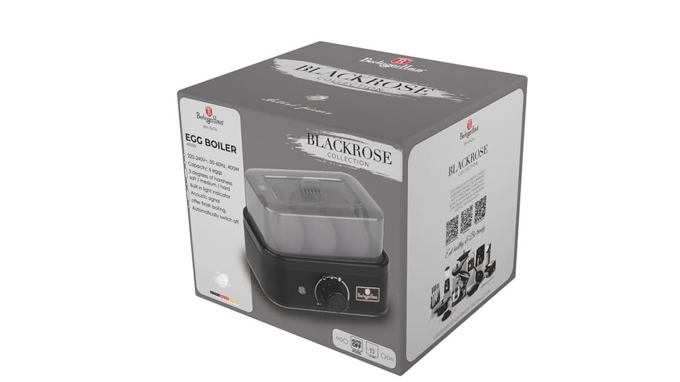 Electric egg boiler Berlinger Hais BH 9474 Black Rose
