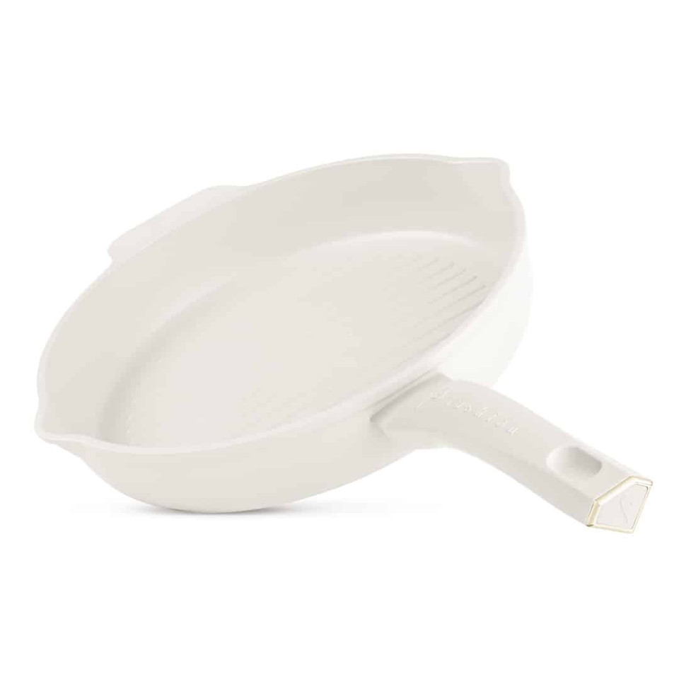Round Grill Pan Ø26 cm FTV0074 – Matte Cream Gold | Berlinger Haus x FashionTV