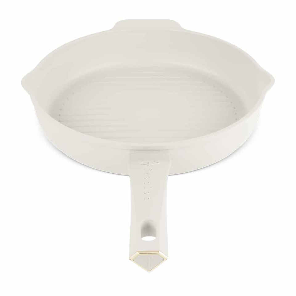 Round Grill Pan Ø26 cm FTV0074 – Matte Cream Gold | Berlinger Haus x FashionTV