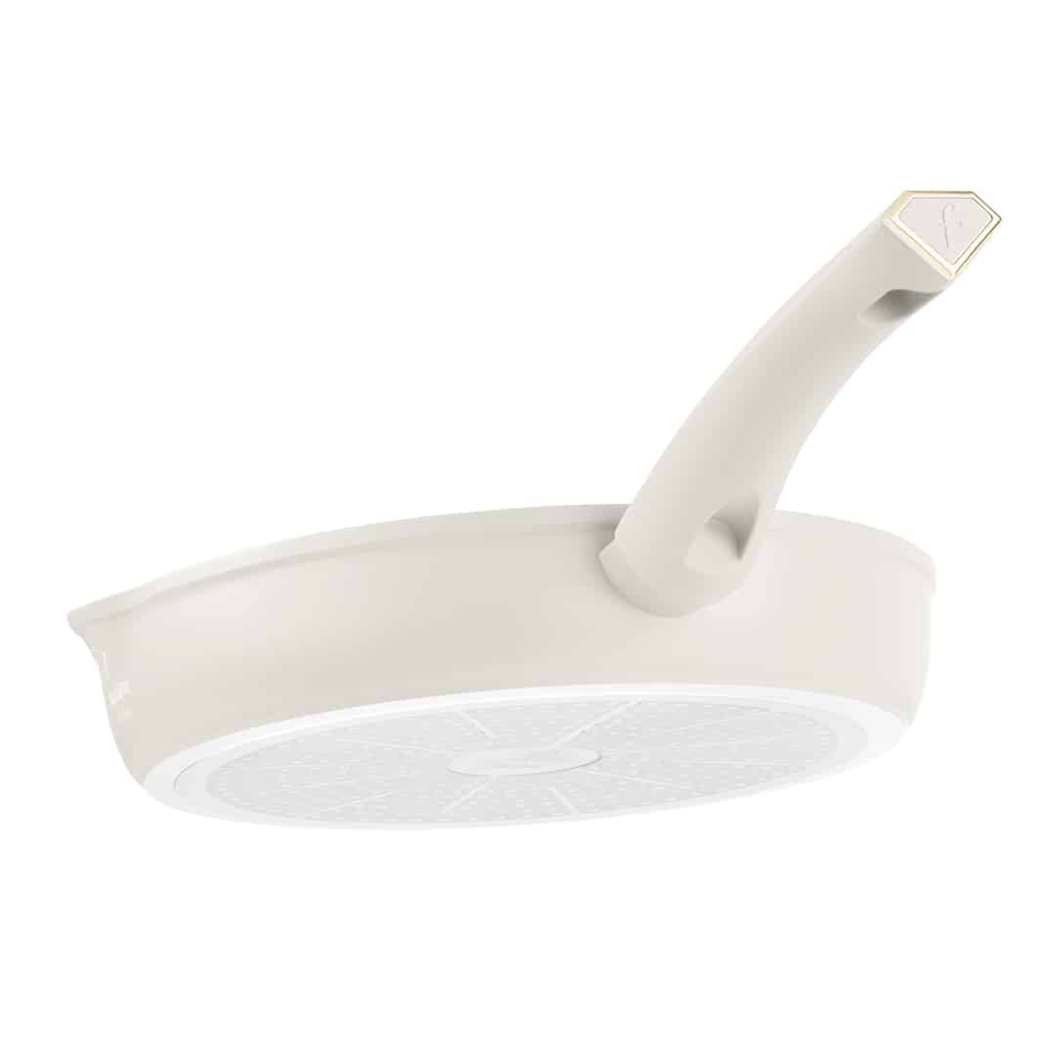 Round Grill Pan Ø26 cm FTV0074 – Matte Cream Gold | Berlinger Haus x FashionTV