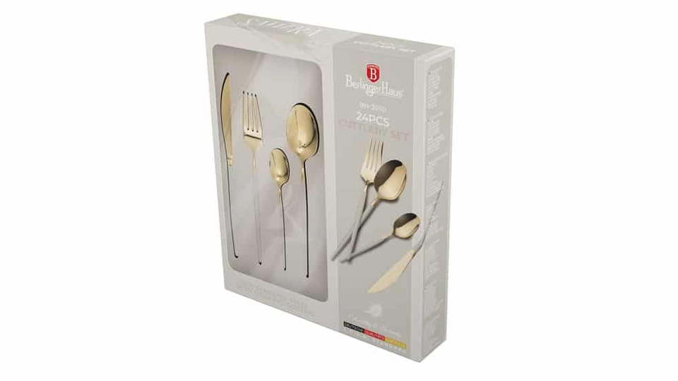 24 pcs cutlery set Berlinger Haus BH 3070 Sahara Collection