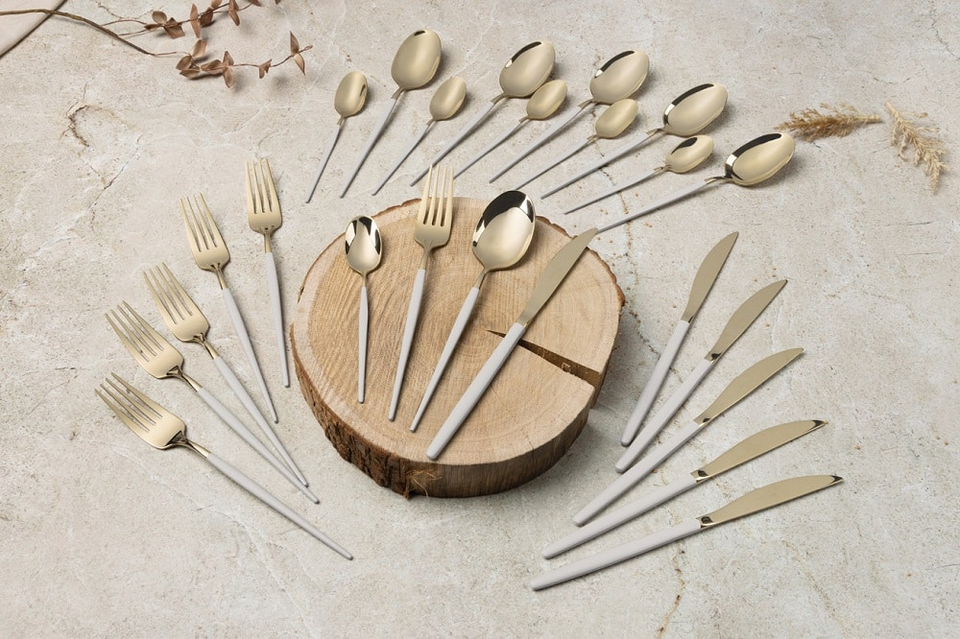 24 pcs cutlery set Berlinger Haus BH 3070 Sahara Collection