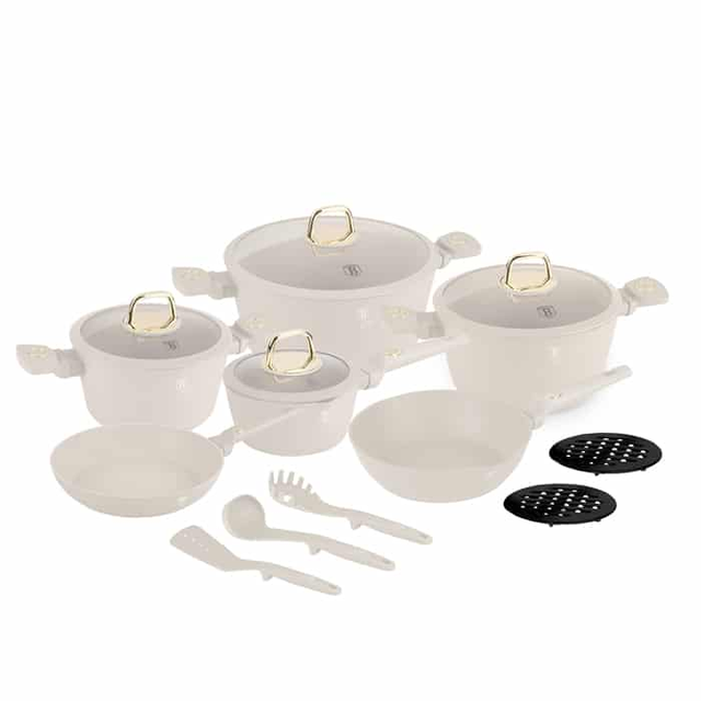 15 pcs Kitchen cookware set Berlinger Haus Sahara