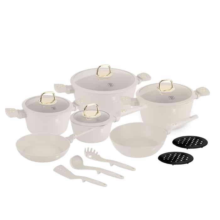 15 pcs Kitchen cookware set Berlinger Haus Sahara