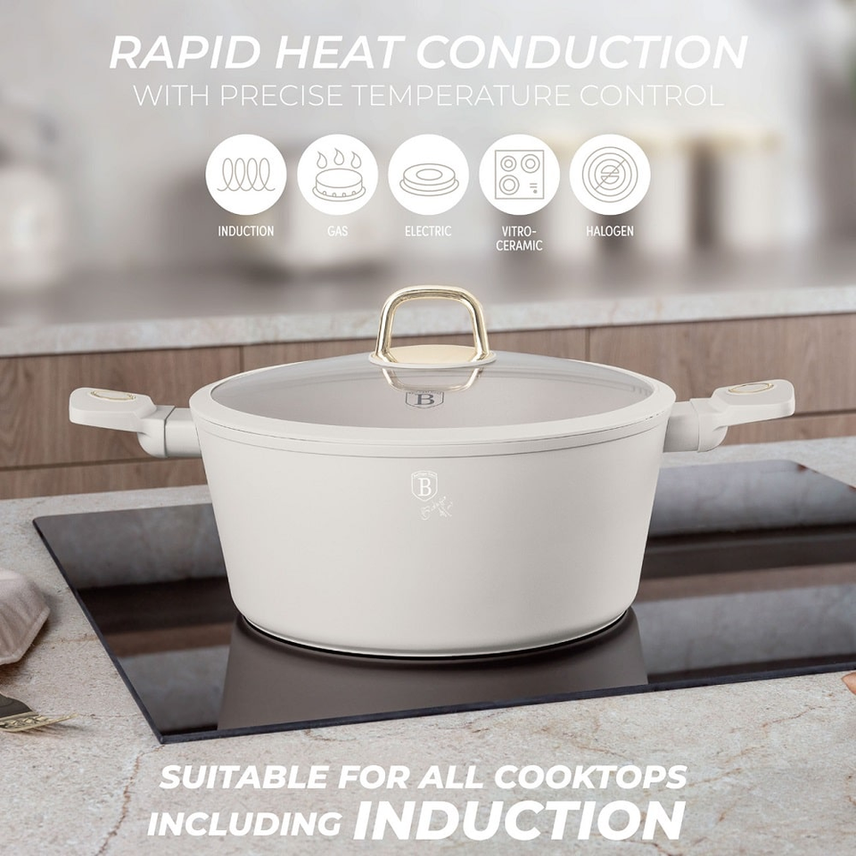 Casserole with lid, 24 cm Berlinger Haus BH 8071Sahara