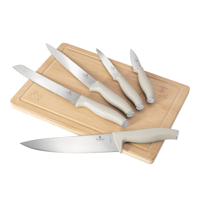 knife set with bamboo cutting board Berlinger Haus BH 2966