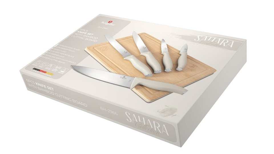 knife set with bamboo cutting board Berlinger Haus BH 2966