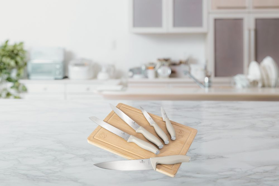 knife set with bamboo cutting board Berlinger Haus BH 2966
