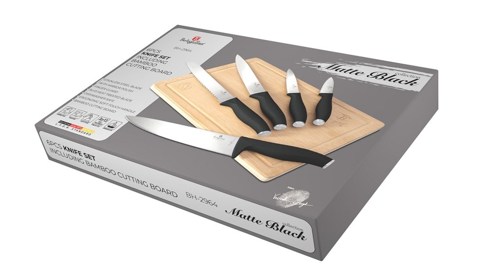 6 pcs Кnife set with bamboo board Berlinger Haus BH 2964