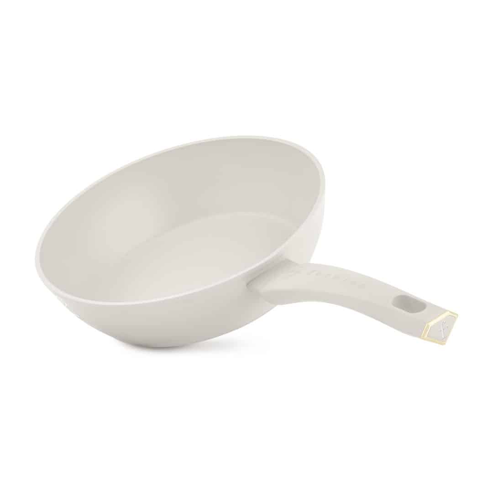 10-Piece Cookware Set Berlinger Haus FTV0077 Matte Cream–Gold – TitanPro Non-Stick Coating