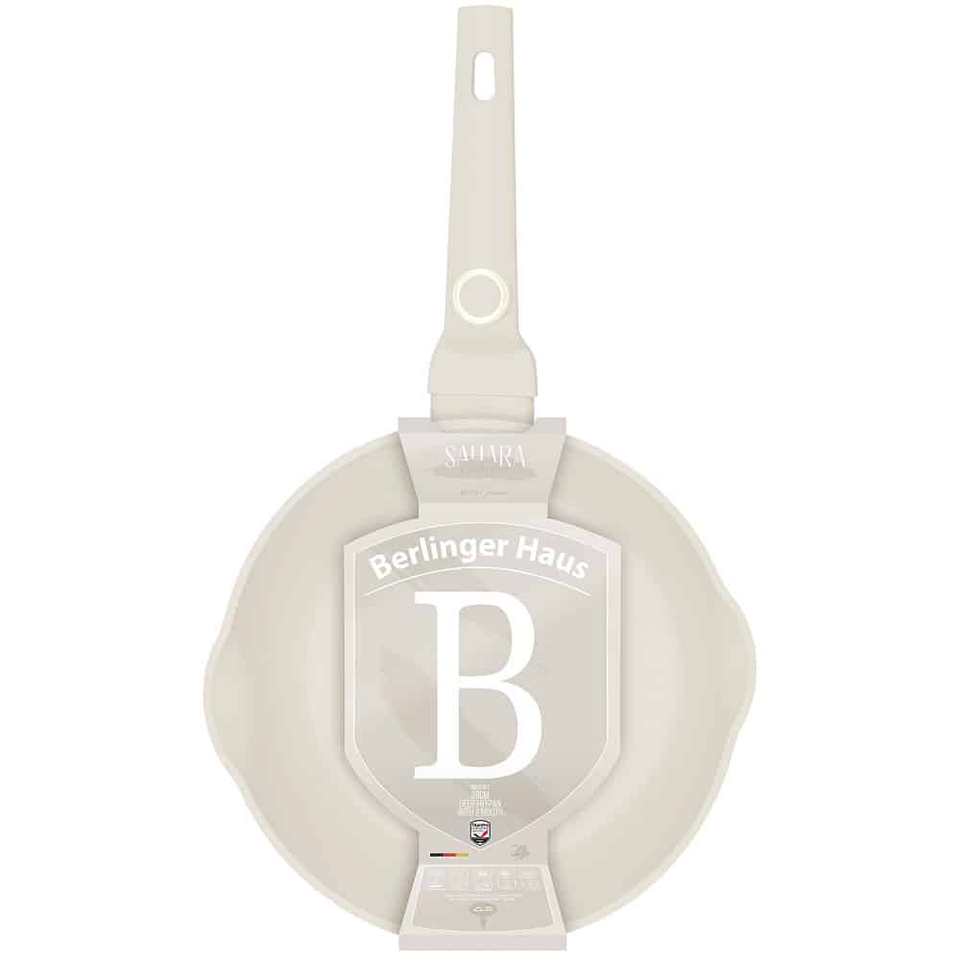 Deep frypan with 2 mouth, 28 cm Berlinger Haus BH 8061 Sahara