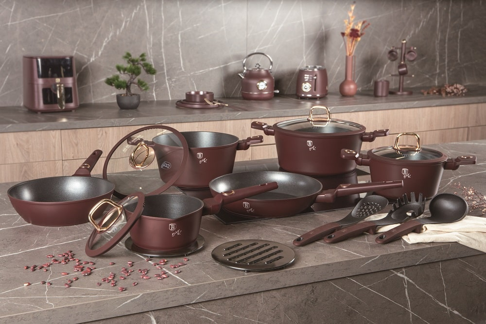 15 pcs cookware set Berlinger Haus BH 8051 Leonardo