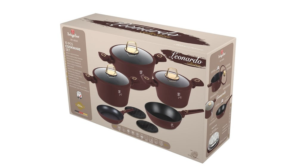 10 pcs cookware set Berlinger Haus BH 8050 Leonardo