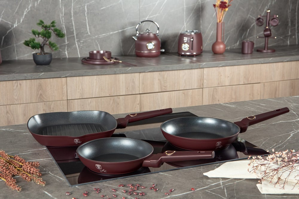 3pcs frypan set Berlinger Haus BH 8049 Leonardo