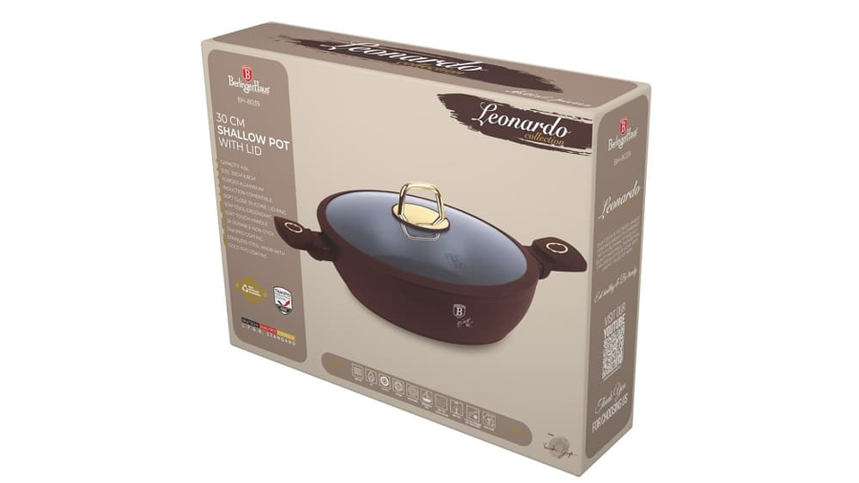 Shallow pot with lid, 30 cm Berlinger Haus BH 8039 Leonardo