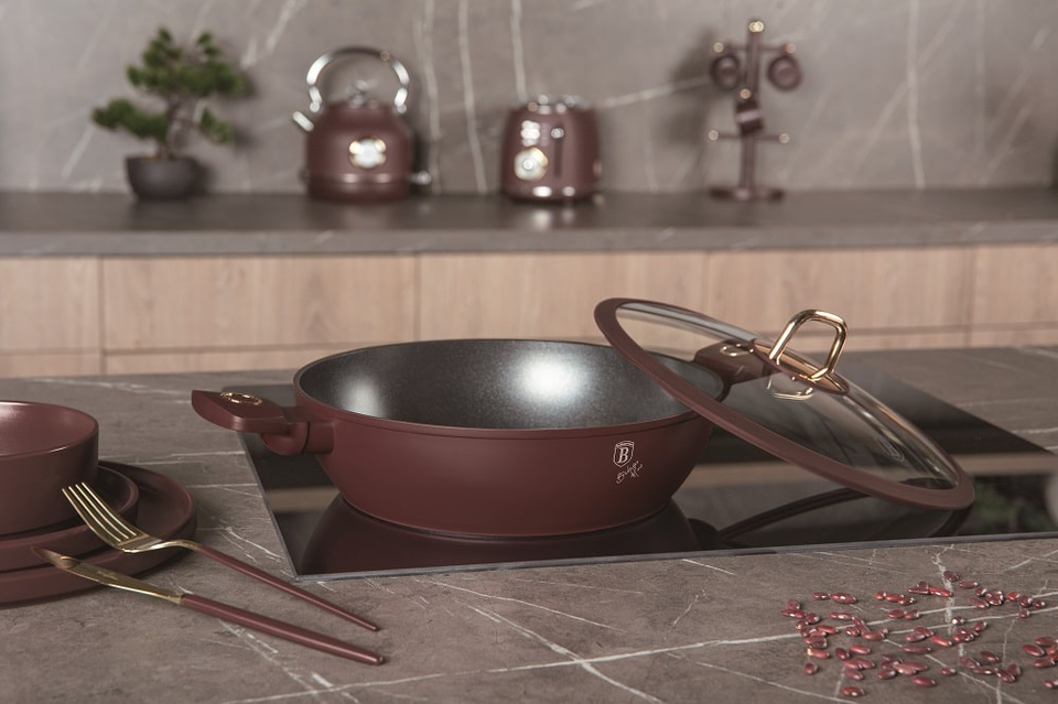 Shallow pot with lid,28cm Berlinger Haus BH8038 Leonardo