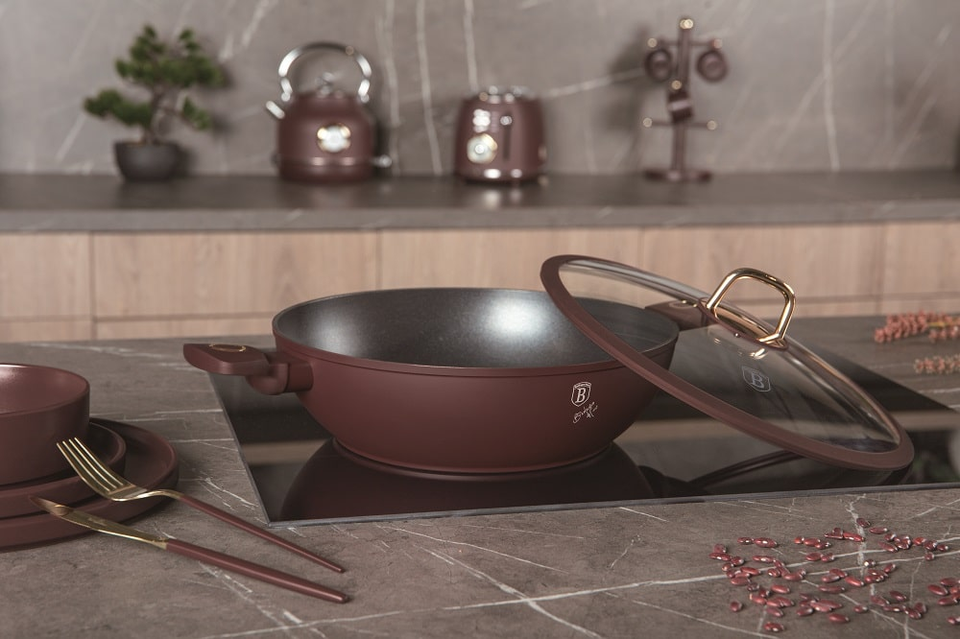 Casserole Wok with lid,30 cm Berlinger Haus BH8035 Leonardo