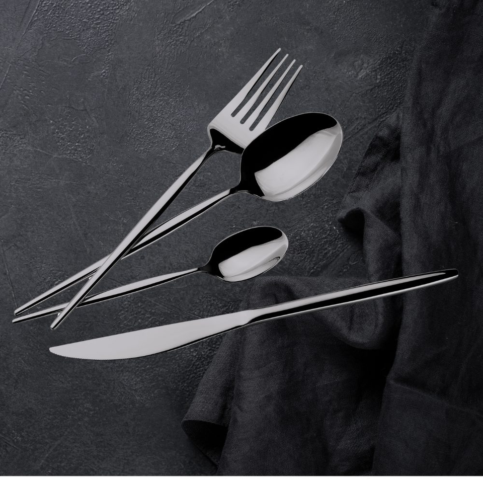 24 pcs cutlery set Berlinger Haus BH 3069 Black