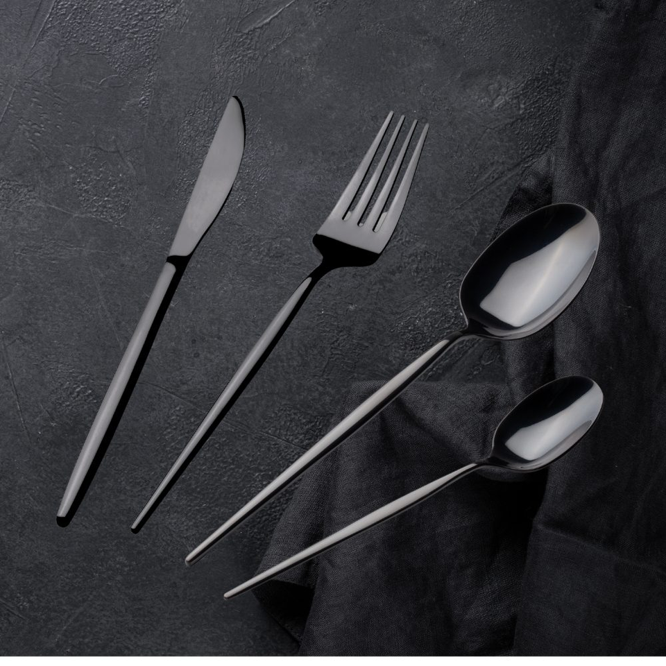 24 pcs cutlery set Berlinger Haus BH 3069 Black