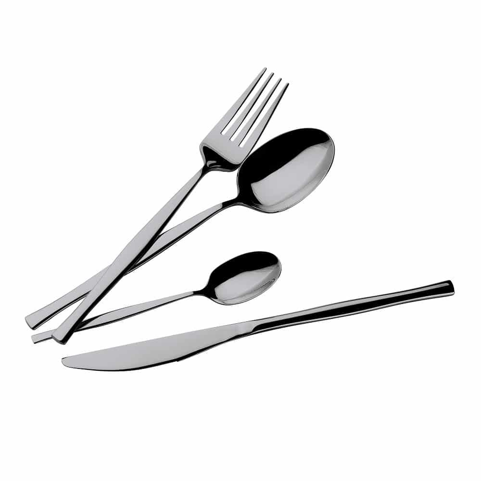 24 pcs cutlery set,Berlinger Haus BH 3066 Black Silver