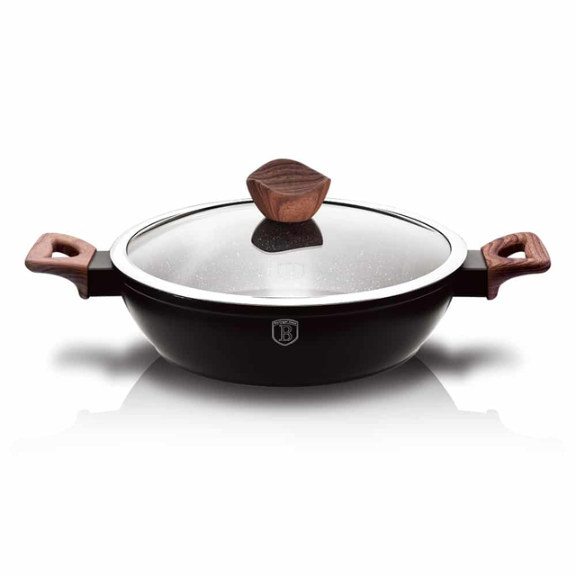 Shallow pot with lid, 28 cm Berlinger Haus BH 1739 Ebony