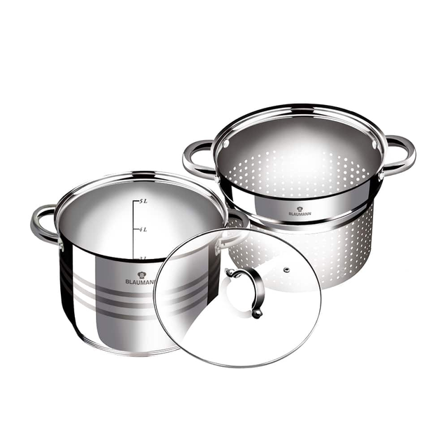 3 pcs pasta and soup pot Blaumann BL 3132