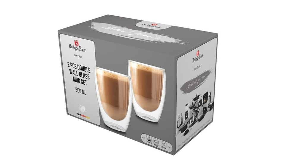 2 pcs glass cup set Berlinger Haus BH7995