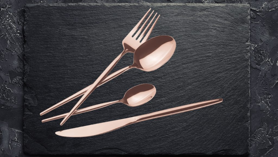 24 pcs cutlery set,Berlinger Haus BH3068 rose gold