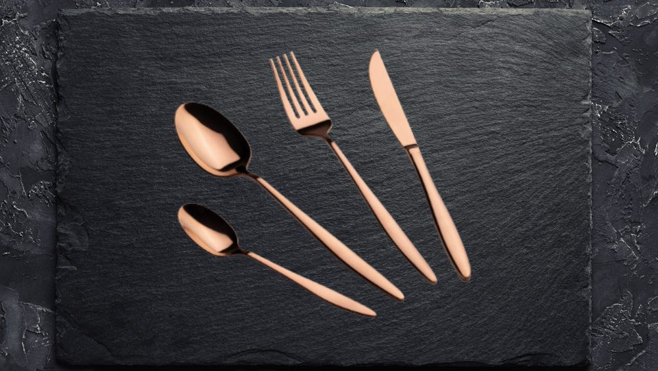 24 pcs cutlery set,Berlinger Haus BH3062 rose gold